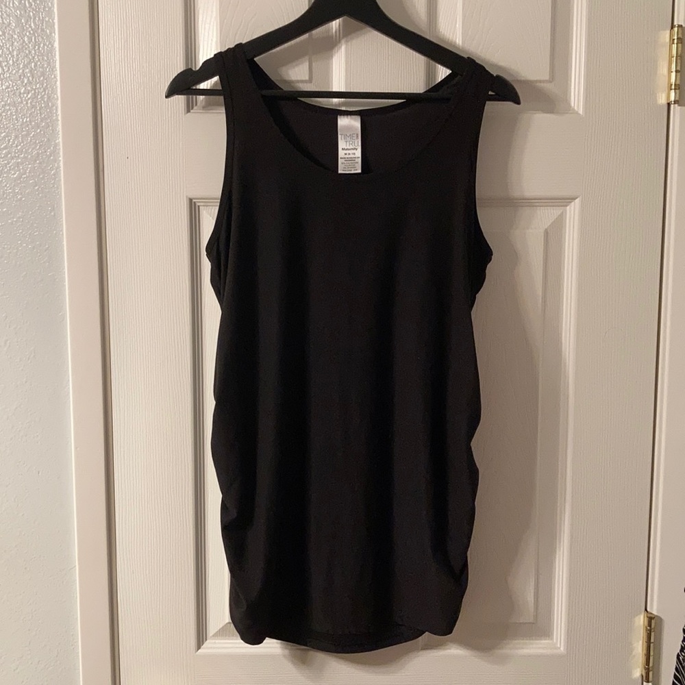 Black Maternity Tank Top